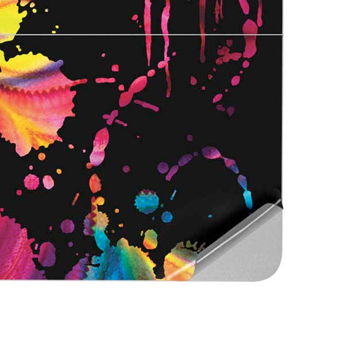 Chromatic Splatter Black Surface Laptop Studio Skin